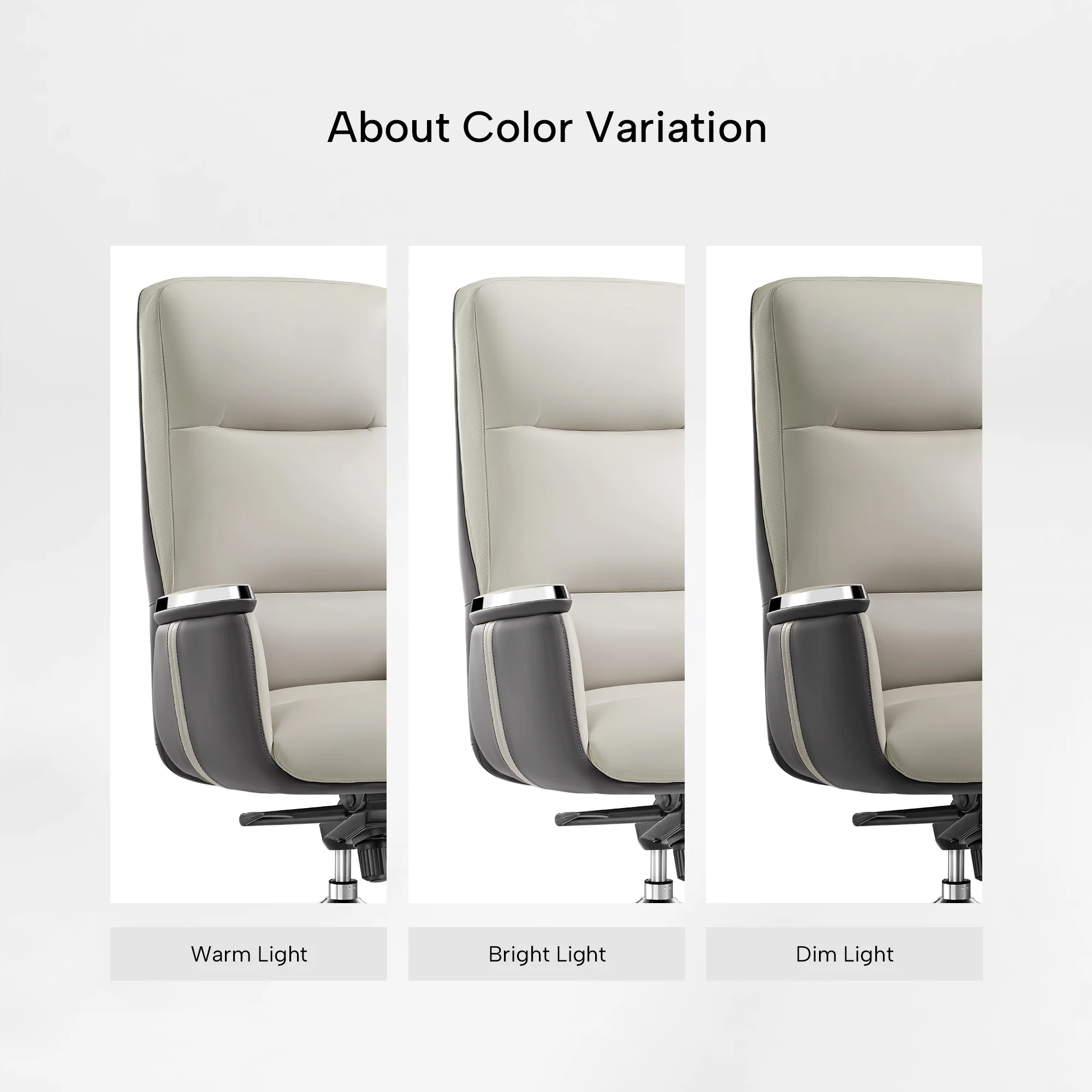 Royal II, Silicone & Leather Executive Ergonomic Office Chair - Image 14