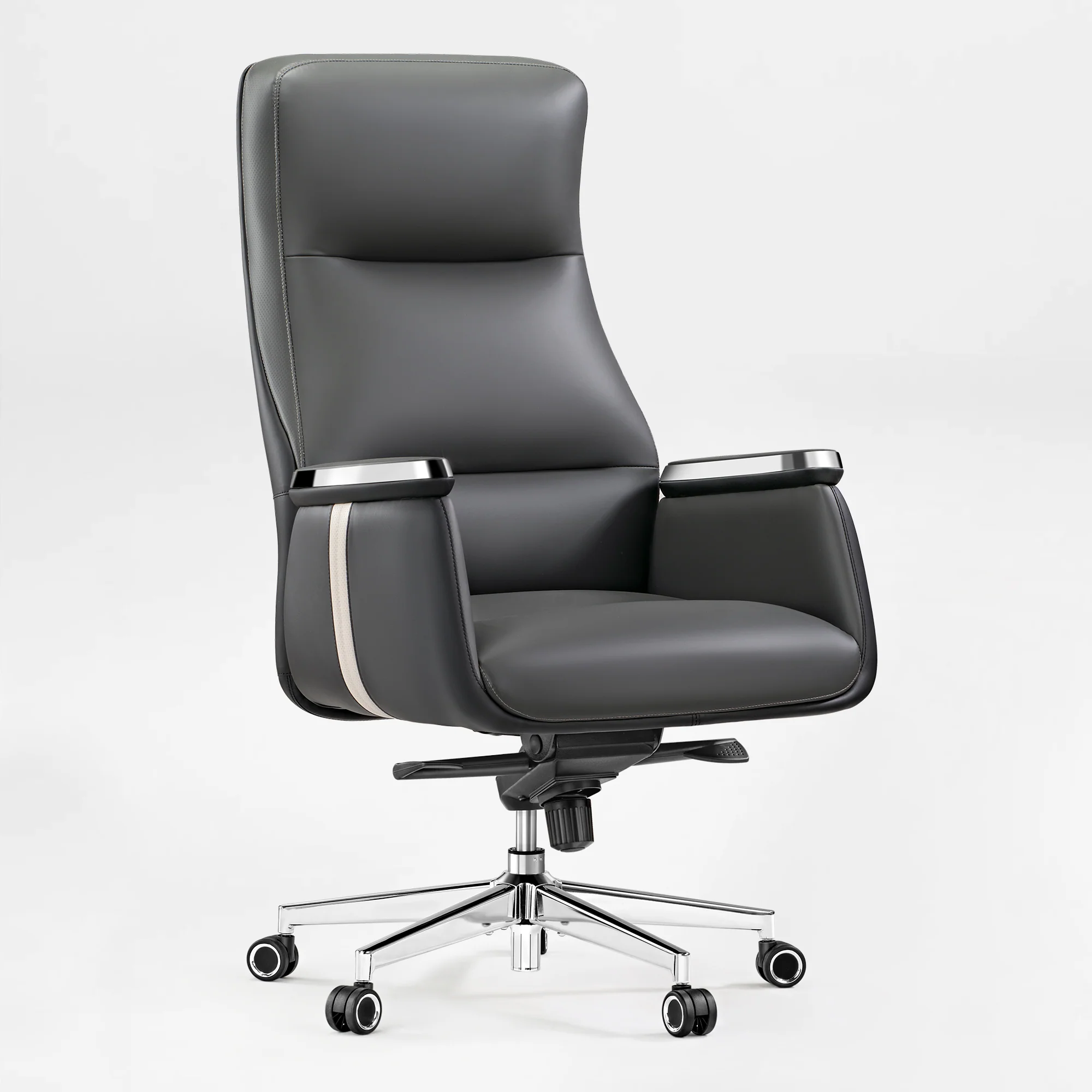 Royal II, Silicone & Leather Executive Ergonomic Office Chair - Image 17