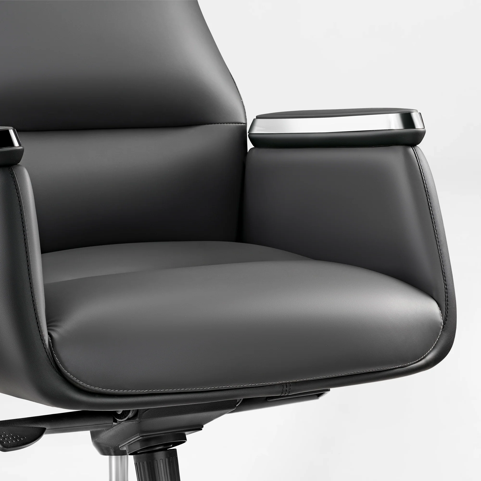 Royal II, Silicone & Leather Executive Ergonomic Office Chair - Image 22