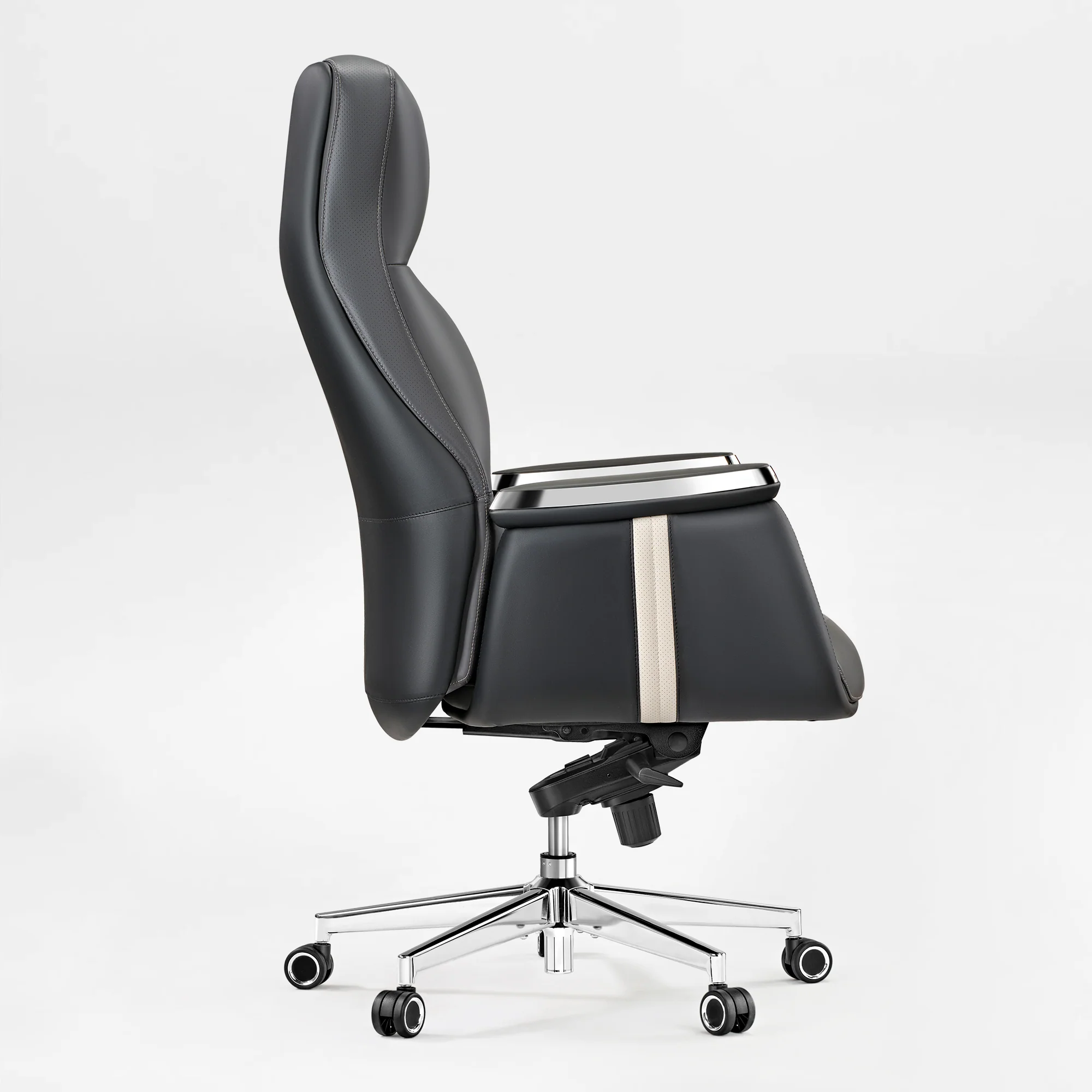 Royal II, Silicone & Leather Executive Ergonomic Office Chair - Image 27