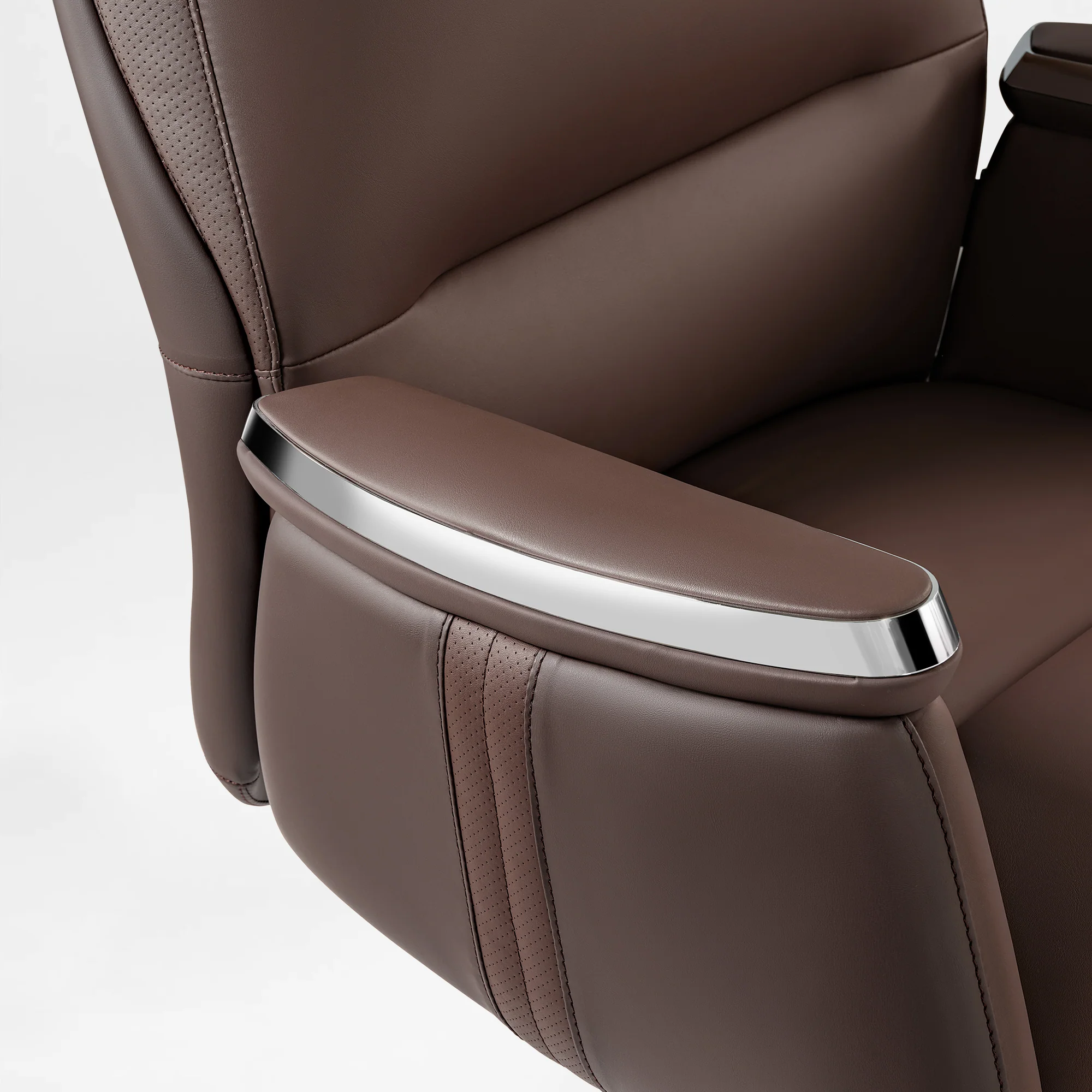 Royal II, Silicone & Leather Executive Ergonomic Office Chair - Image 36