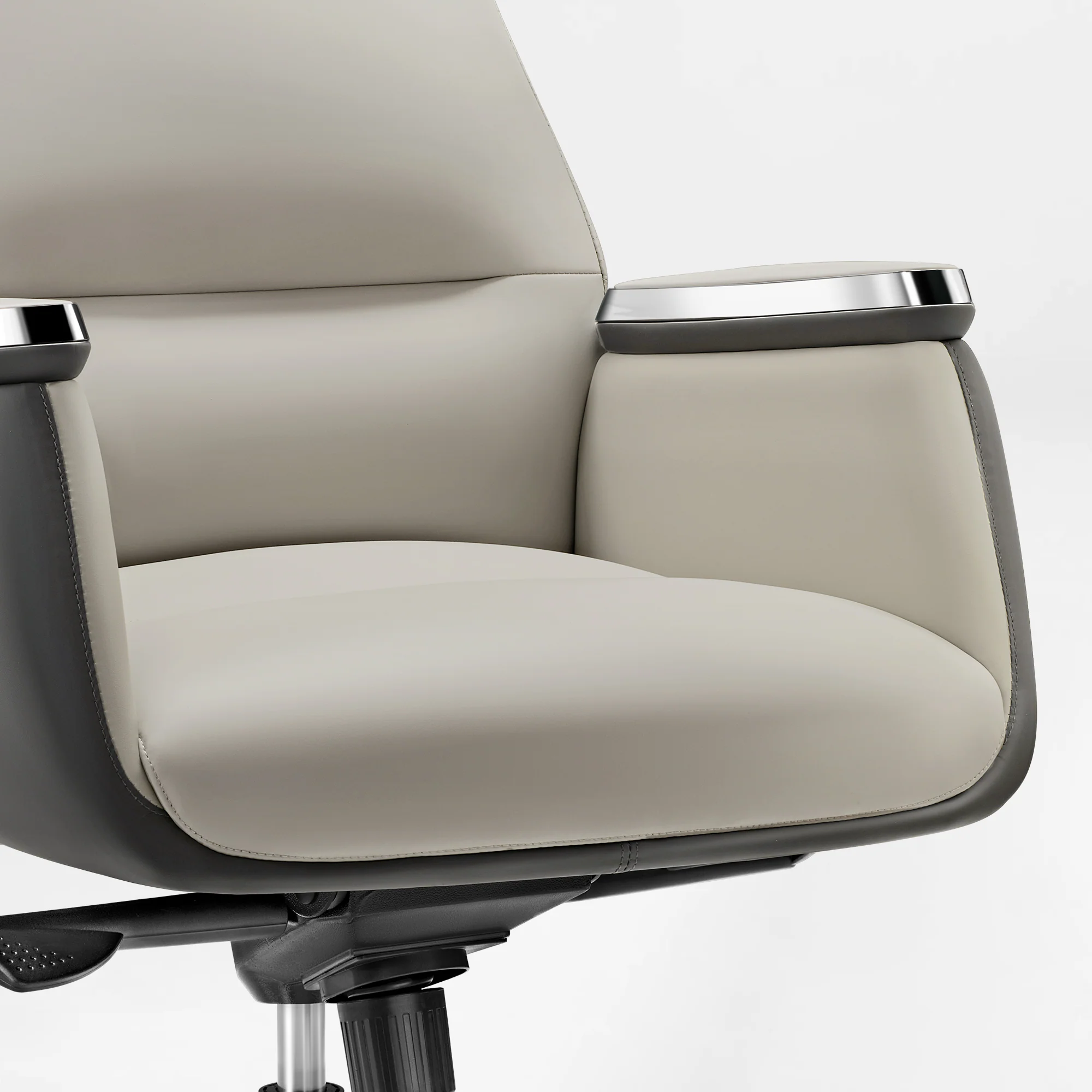 Royal II, Silicone & Leather Executive Ergonomic Office Chair - Image 6