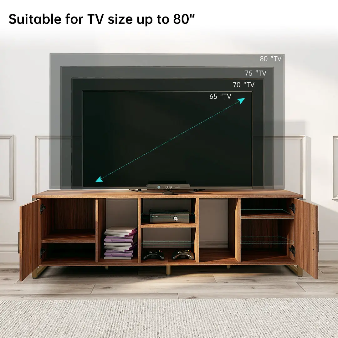 Sonoma 70" LED Light TV Stand Media Console - Image 5