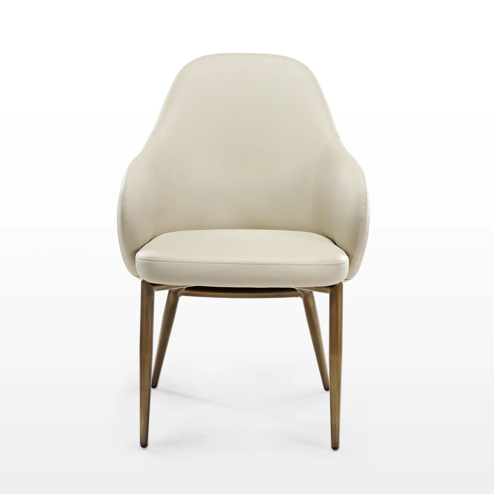 Acalay, Upholstered Dining Arm Chairs Set of 2, Beige - Image 15