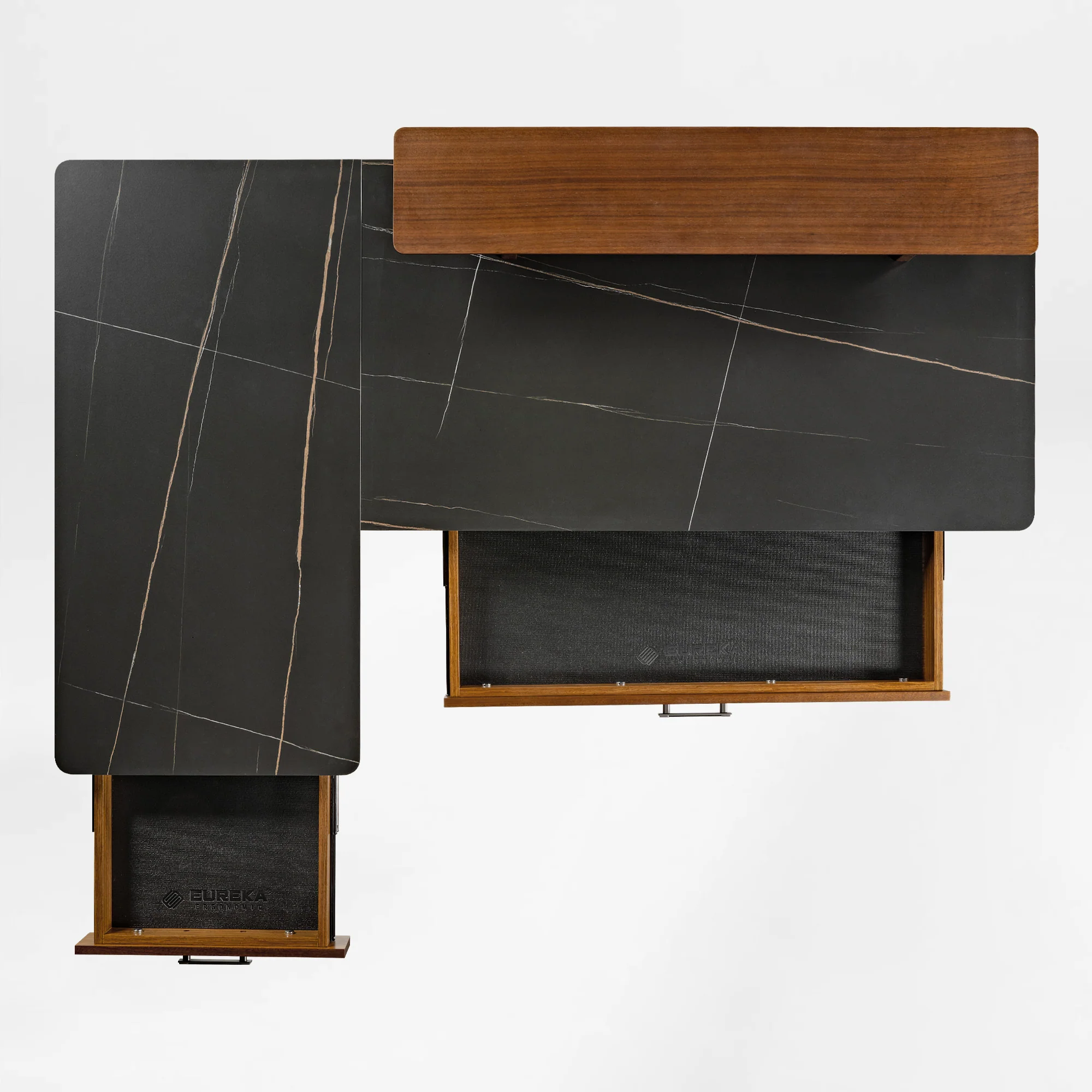 Ark Pro L-Shaped Standing Desk (Sintered Stone, 63"x23") - Image 31