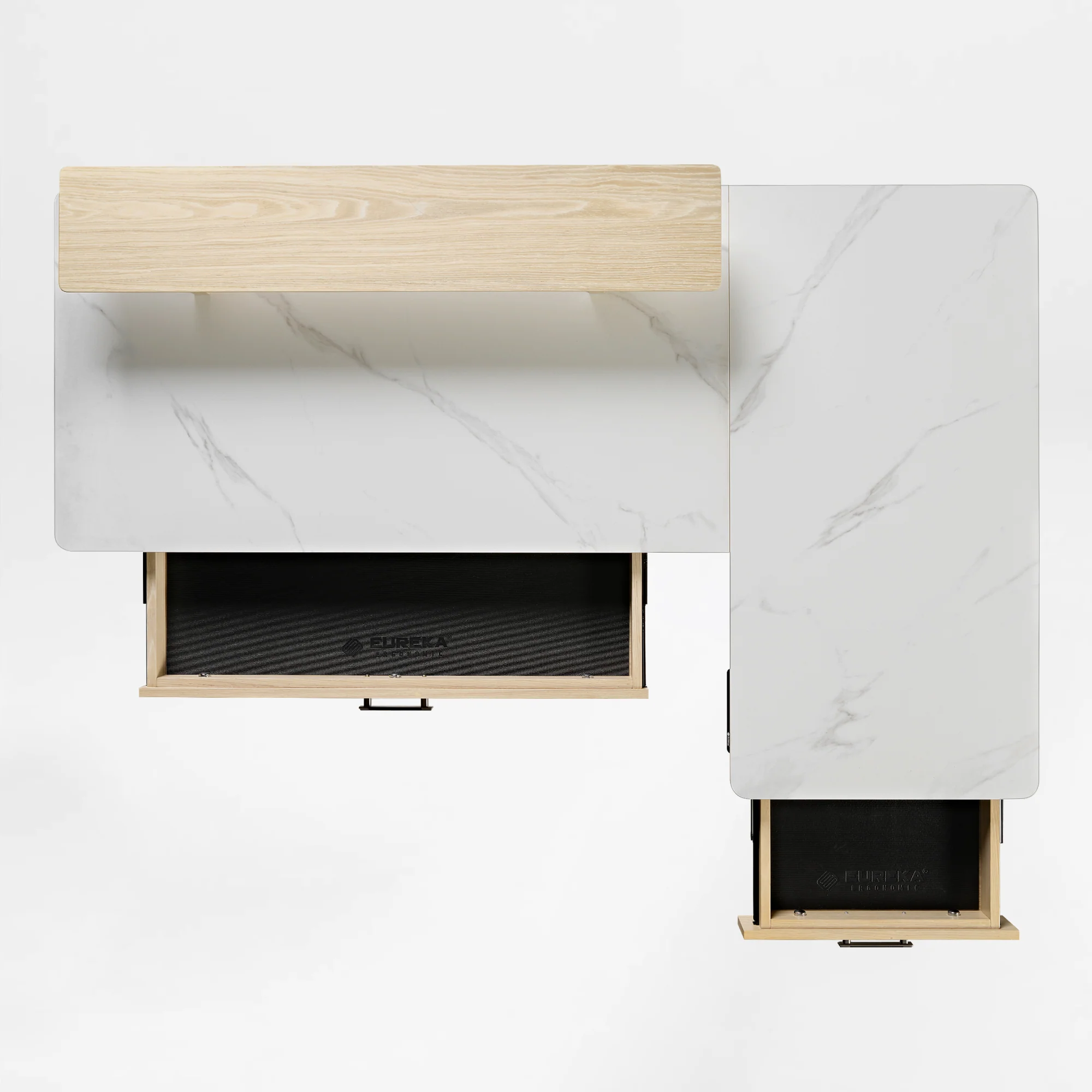 Ark Pro L-Shaped Standing Desk (Sintered Stone, 63"x23") - Image 50