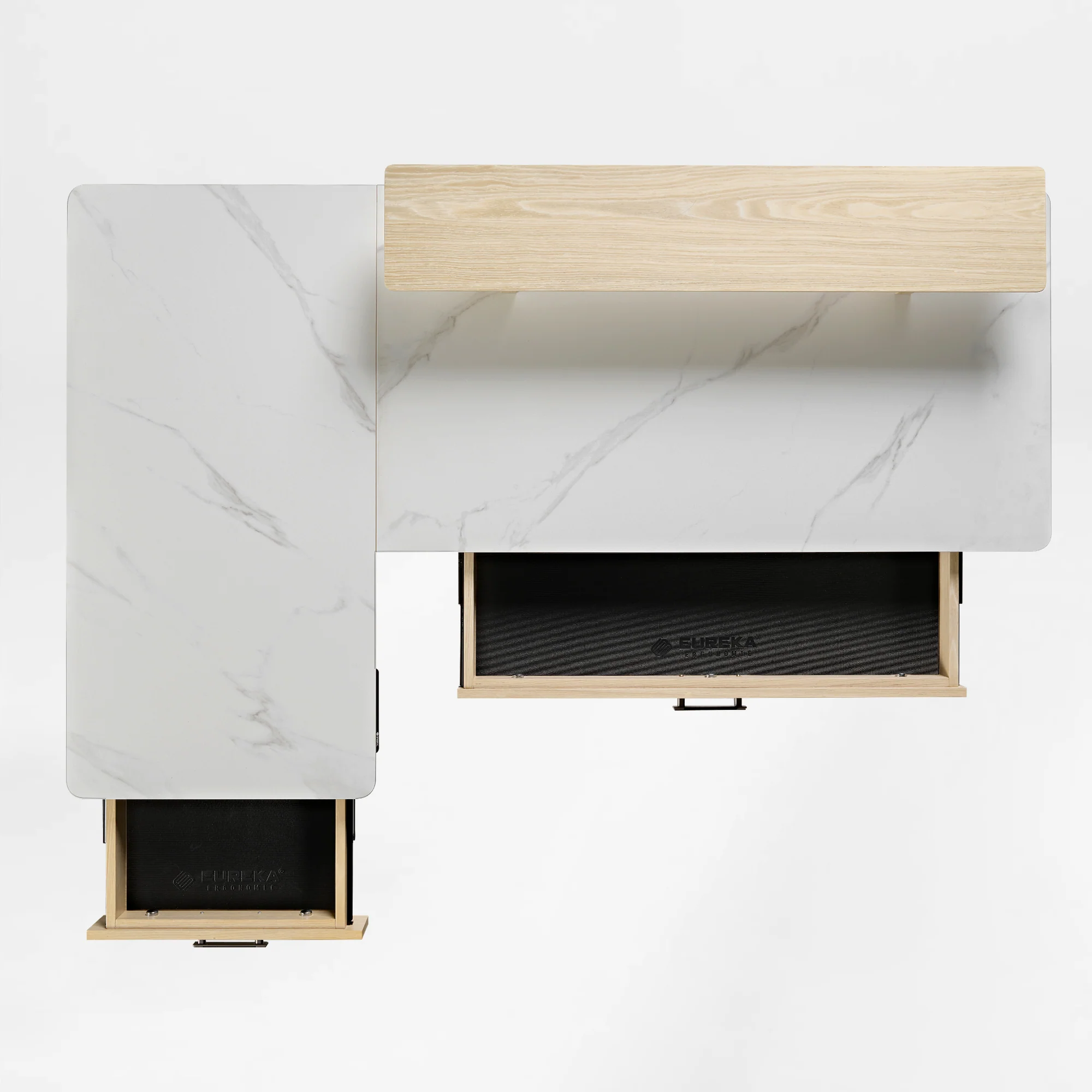 Ark Pro L-Shaped Standing Desk (Sintered Stone, 63"x23") - Image 68