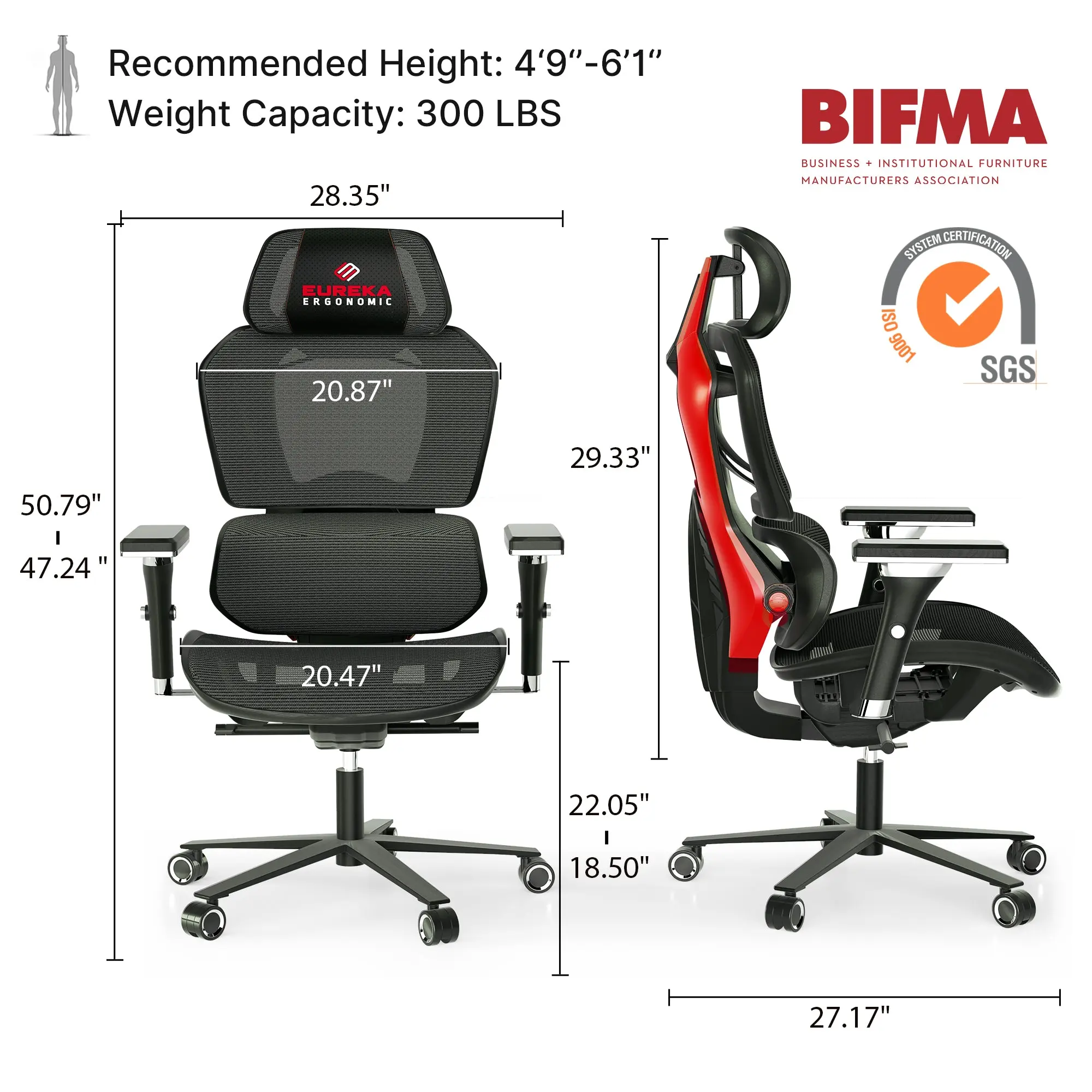 Typhon Hybrid Ergonomic Gaming Chair - Image 14