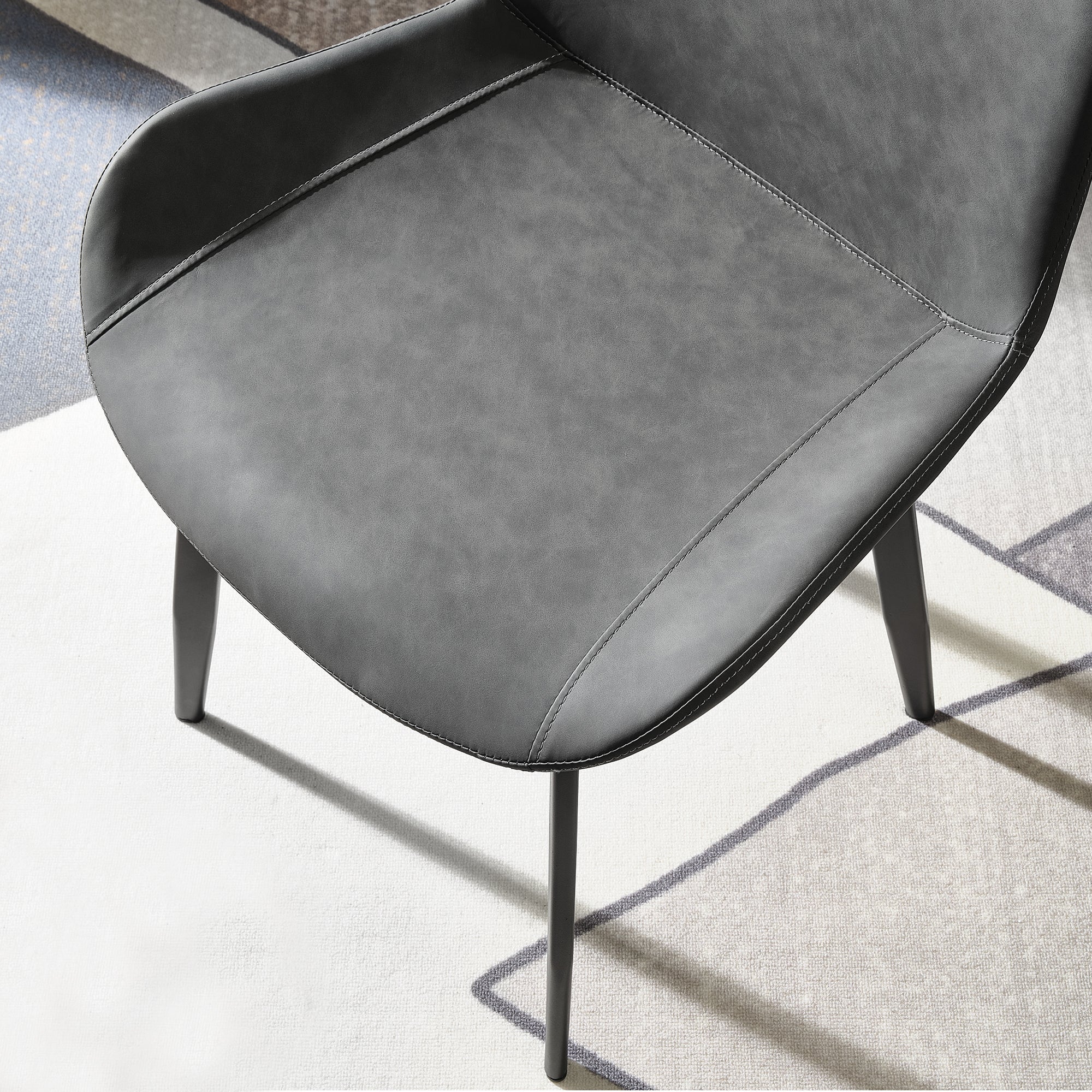 Milo, Dining Side Chairs Set of 2 , Gray - Image 9