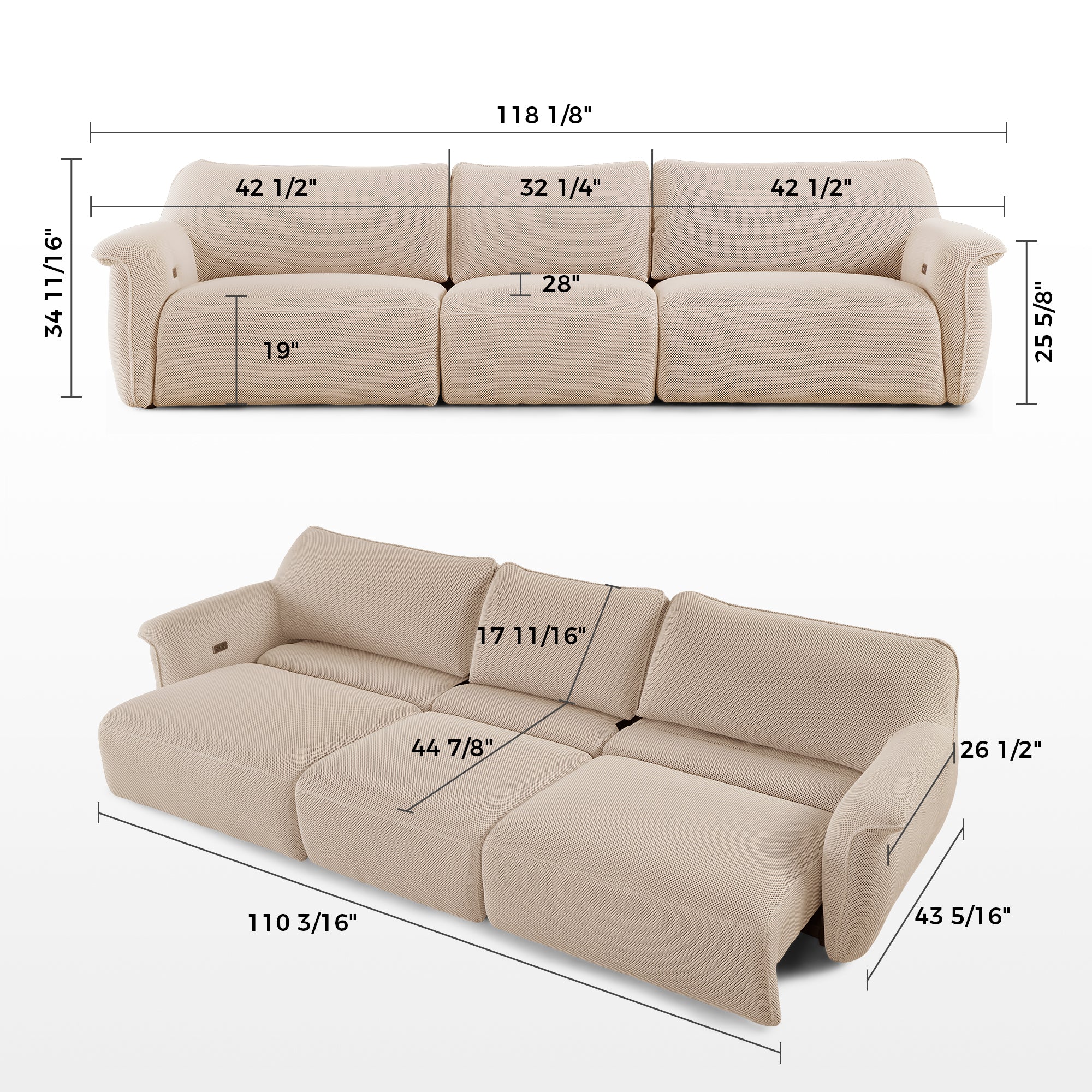 Vero Power Sleeper Sofa - Image 31