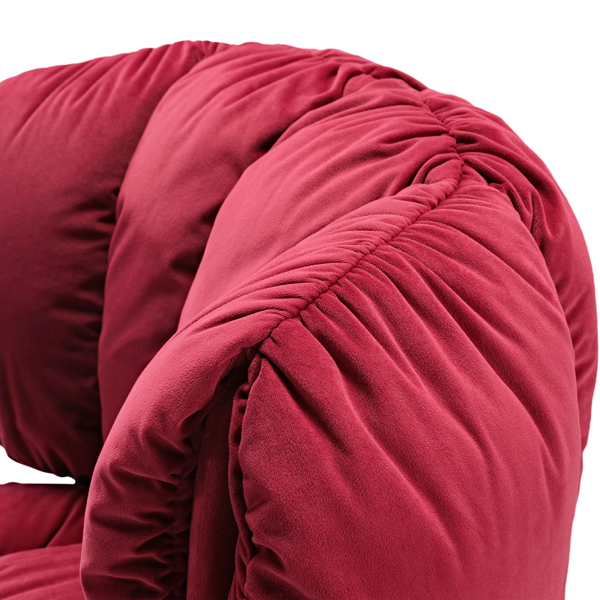 Rlesana, Velvet Dining Side Chair 1 PC, Red/Green - Image 7