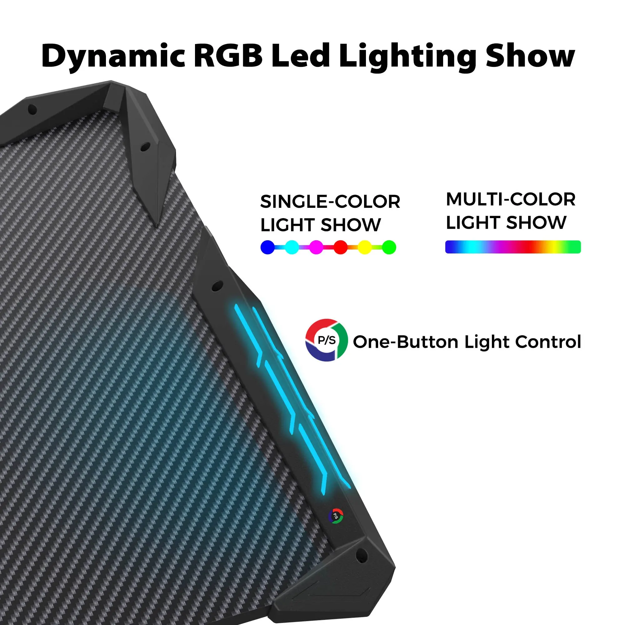 Gaming Desk with Z Shaped Legs (61"x25") - Image 5